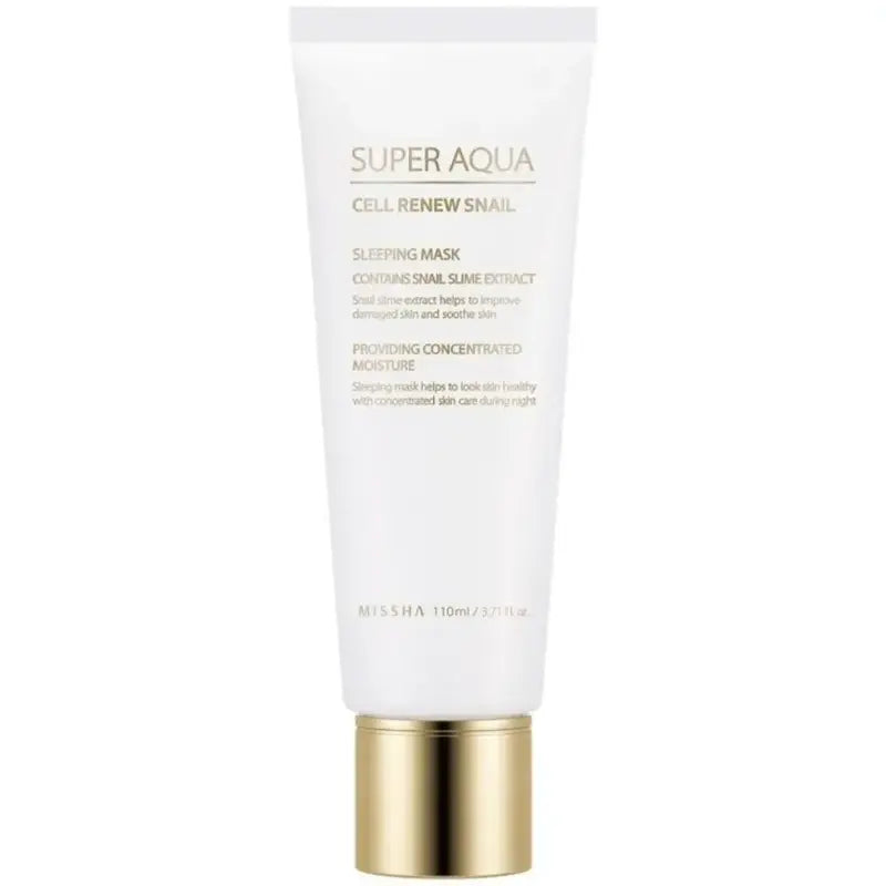 Missha Super Aqua Cell Renew Snail Sleeping Beauty Mask 110 ml