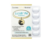 California Gold Nutrition LactoBif Pet Probiotics 5 Billion 60 VegCapsules