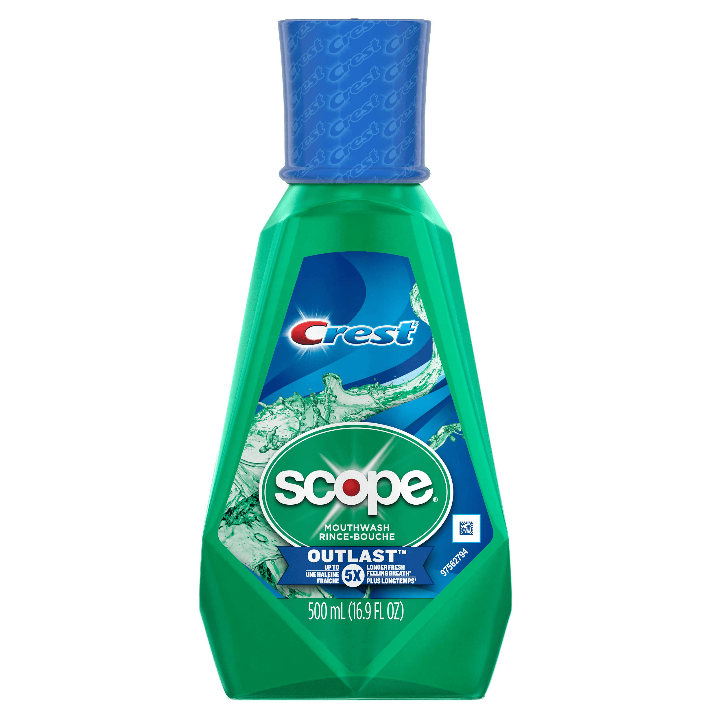 Crest Scope Outlast Mouthwash With Mint 500 ml