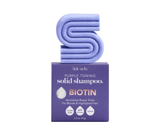 Kitsch Purple Toning Solid Shampoo Bar Biotin 91 g